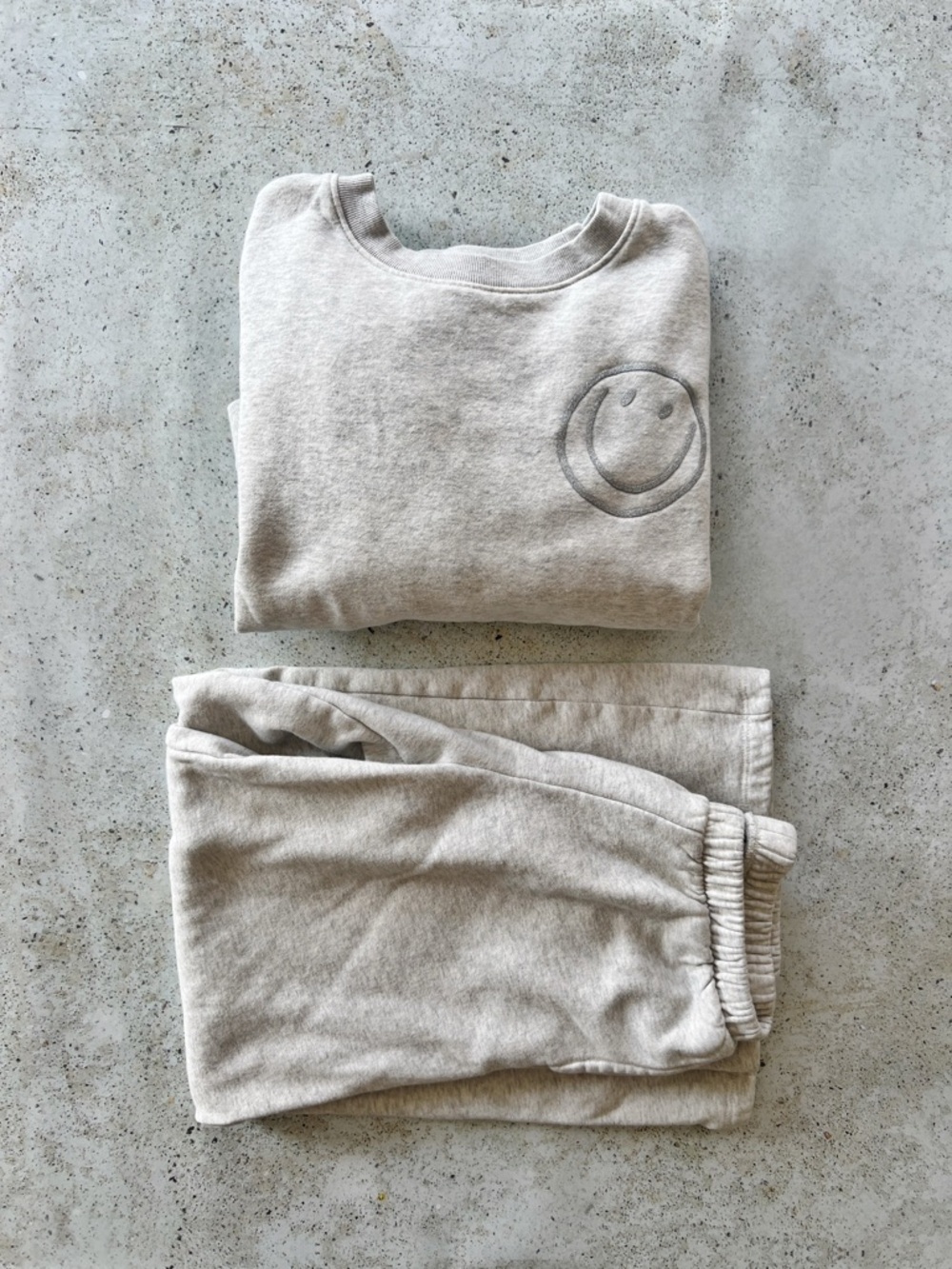 GAP Kids Two Piece Set Sweatshirt Sweatpants Girls Gray size XL / 12